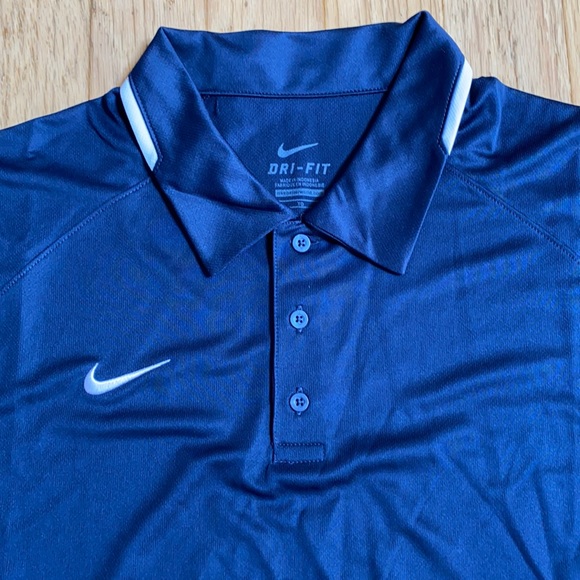 Men’s Nike Game Day Polo Navy - Picture 3 of 9